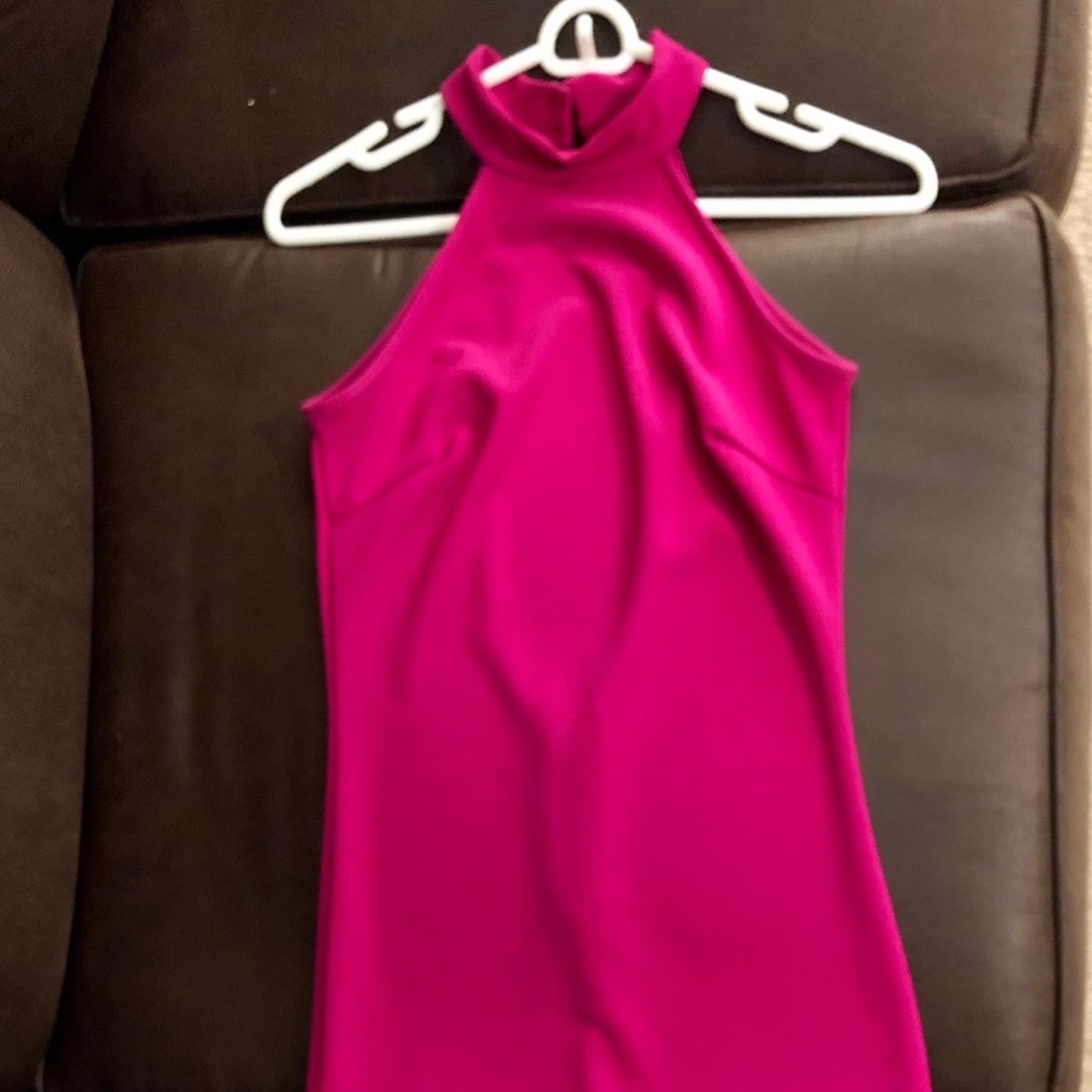 Open back dress